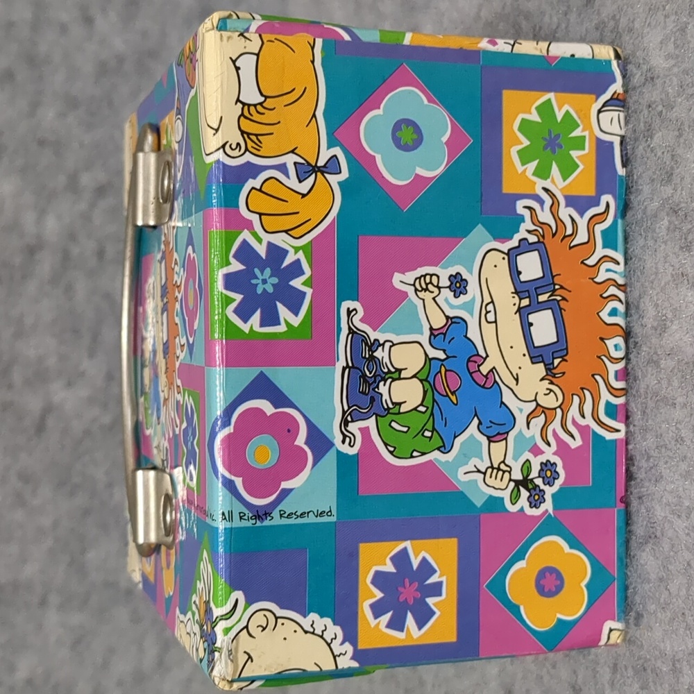 Vintage Rugrats Colorful Jewlery Storage Box - Picture 3 of 10